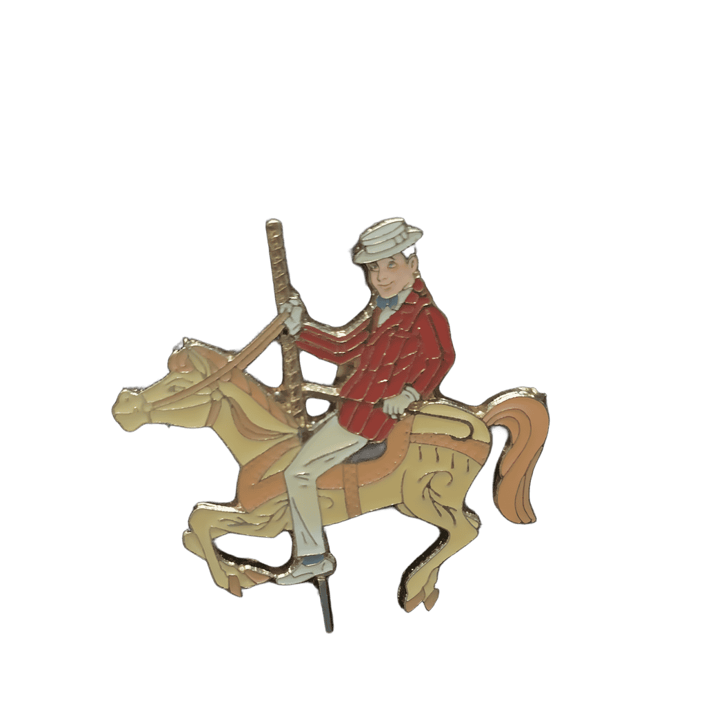 Bert on Carousel Horse Disney pin