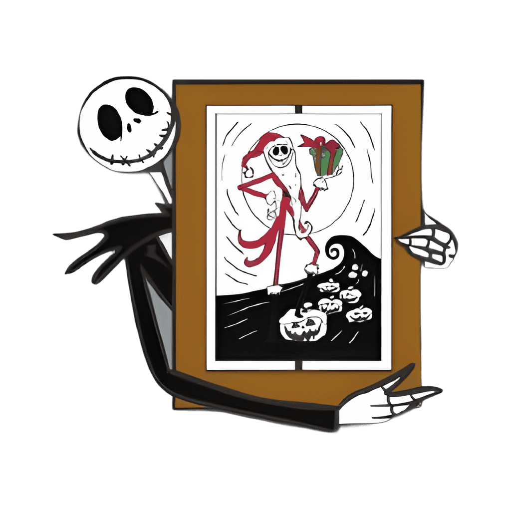 Jack Skellington Sketchpad Spinner Disney pin