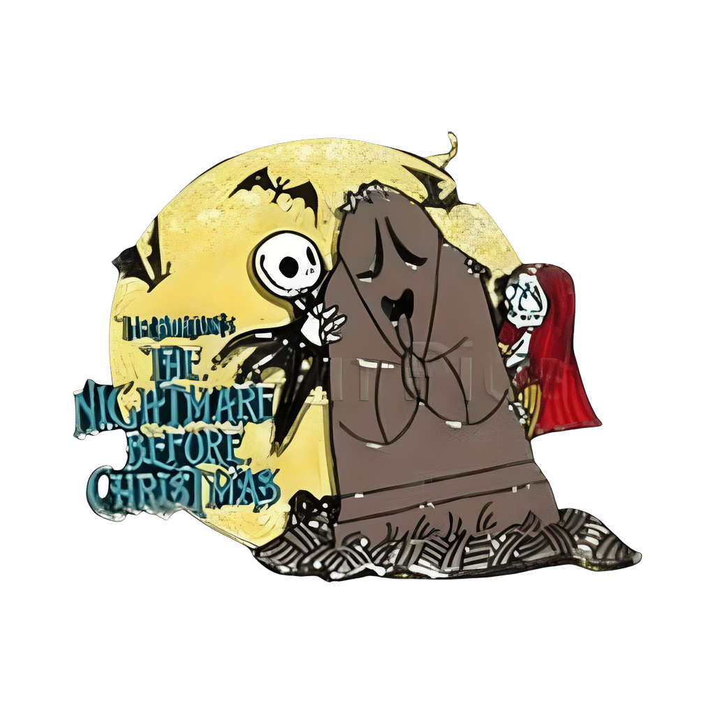 M&P - Jack Skellington & Sally - Gravestone - Nightmare Before Christmas Disney pin