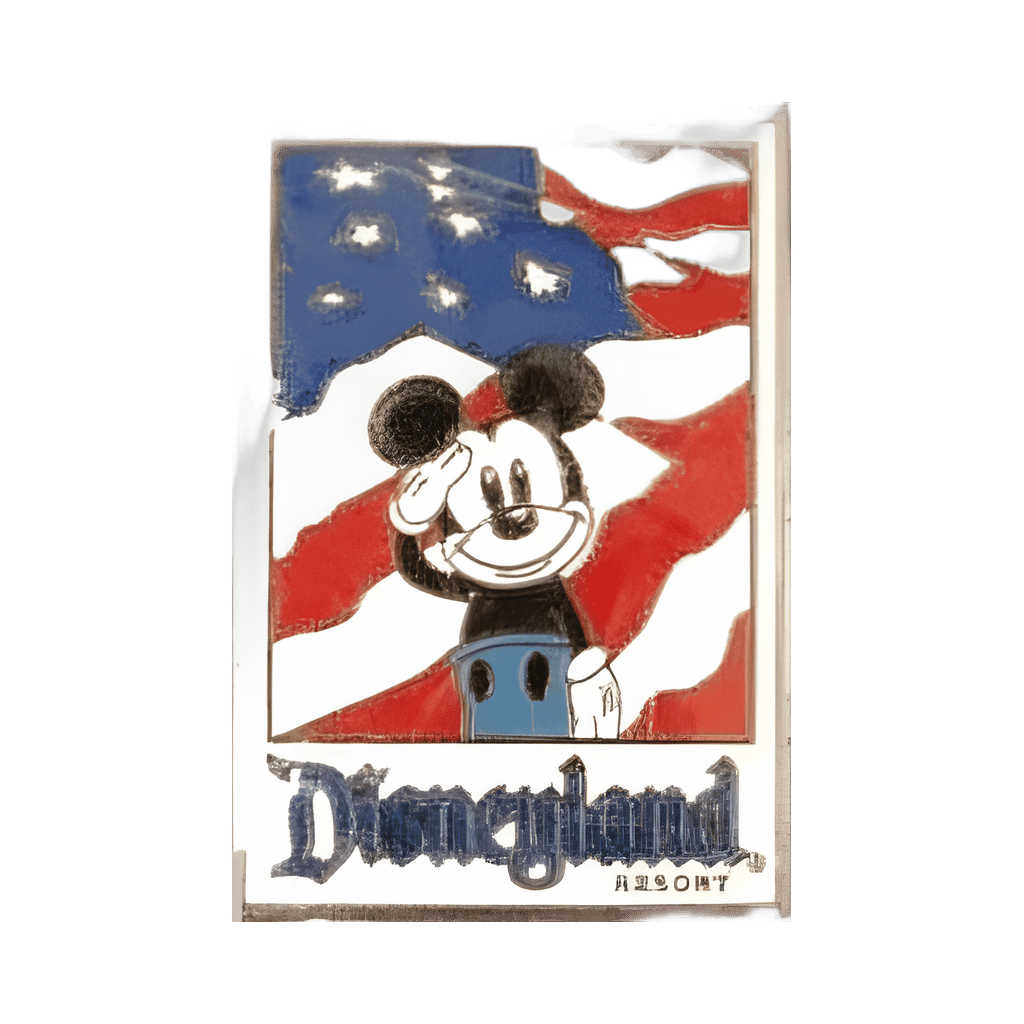 Saluting Flag - Disneyland Resort Disney pin