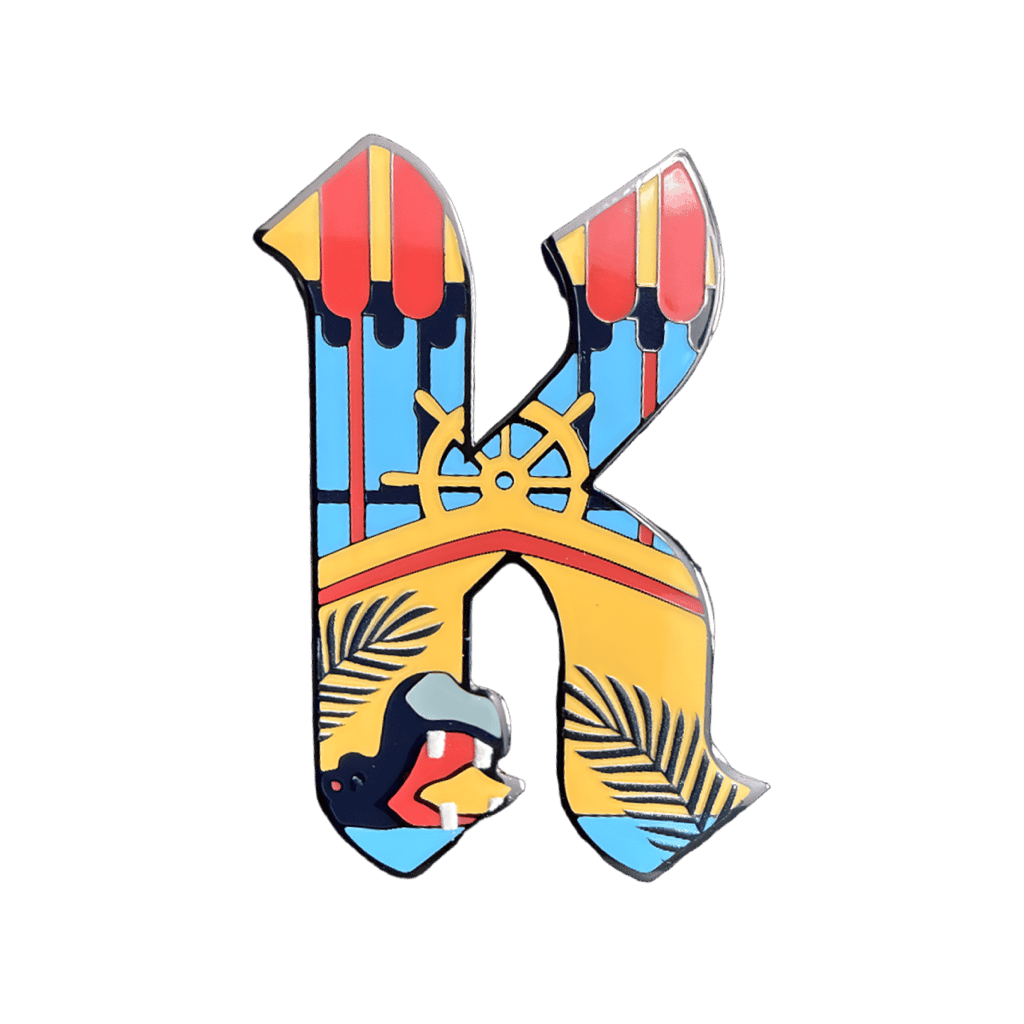 Magic Kingdom "k" Disney pin