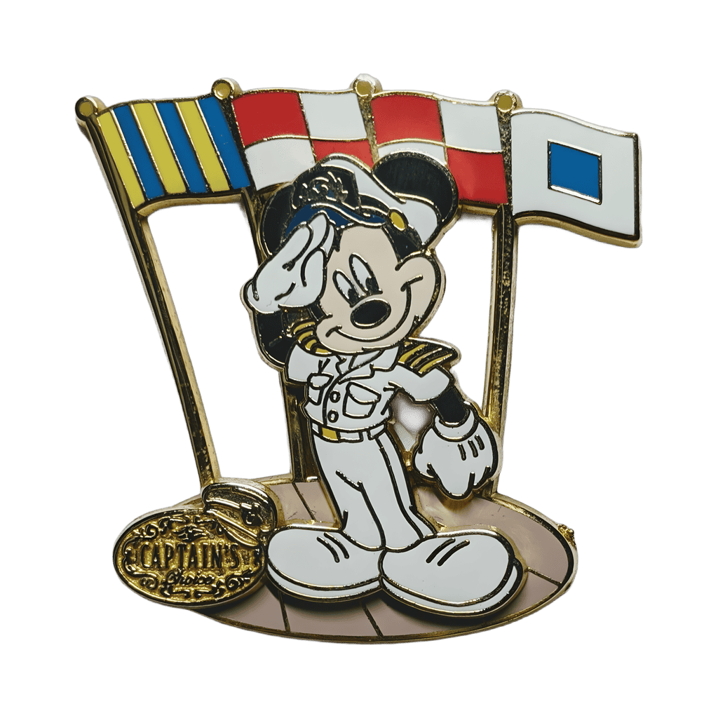 Captain Mickey Mouse Disney pin