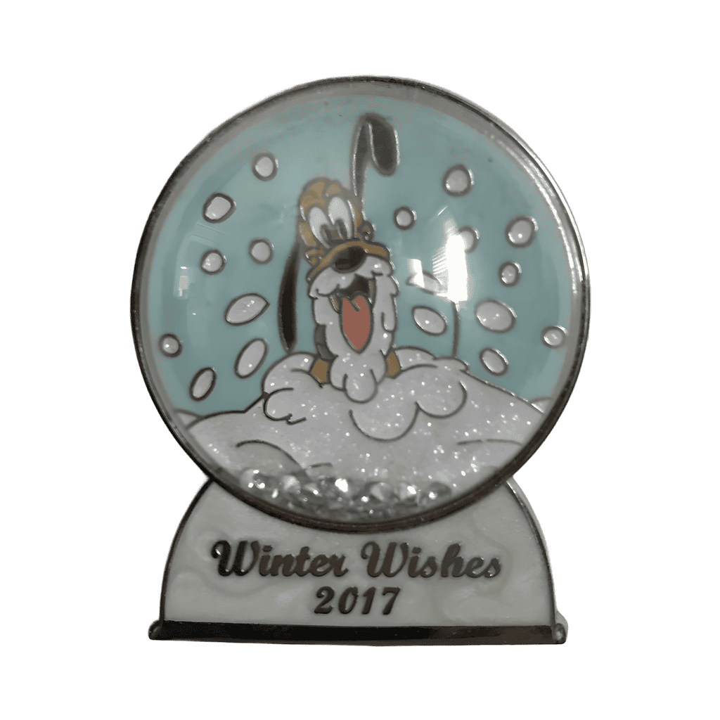 2017 - DLR/WDW - Pluto Snow Globe Disney pin