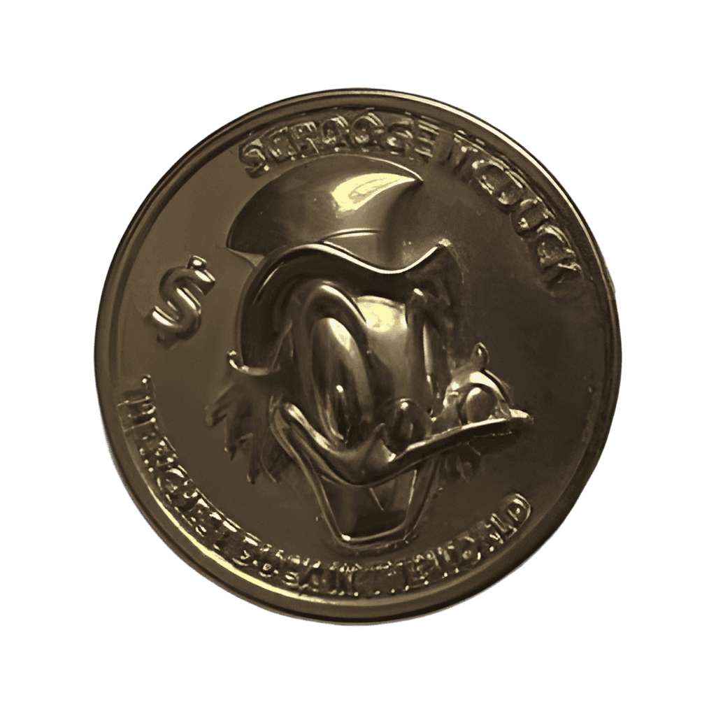 The Richest Duck in the World Coin Disney pin