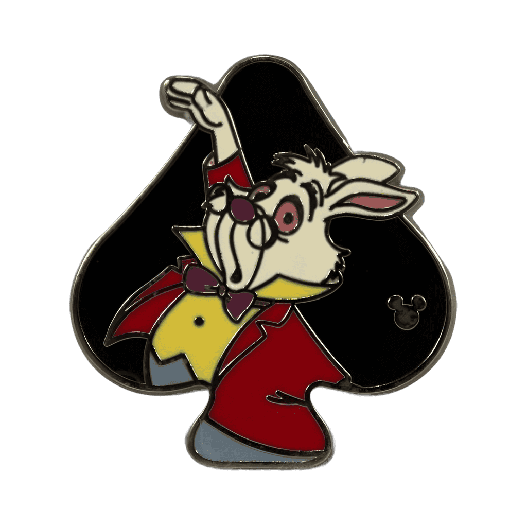 White Rabbit Spade Disney pin