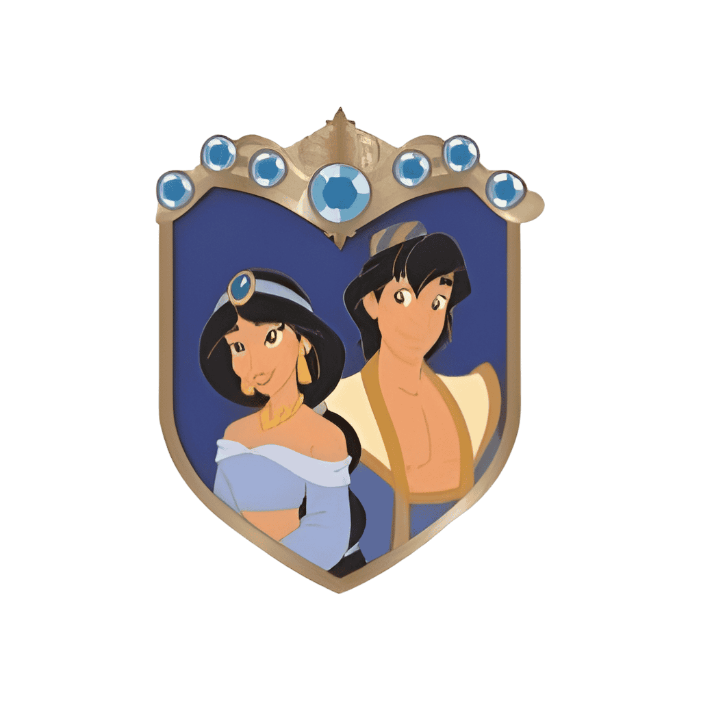 Jasmine & Aladdin Disney pin