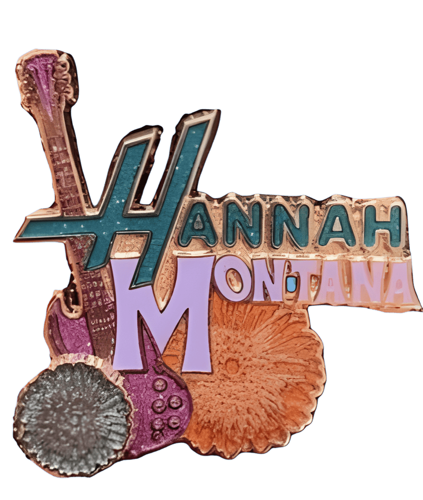 Hannah Montana - Golden Guitar and Flowers Disney pin