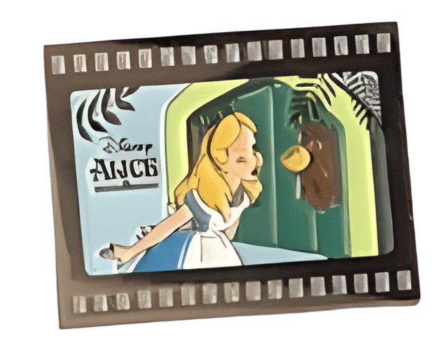 Alice with Doorknob Disney pin