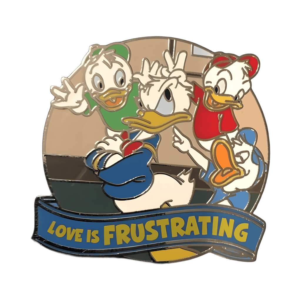Love is Frustrating Disney pin