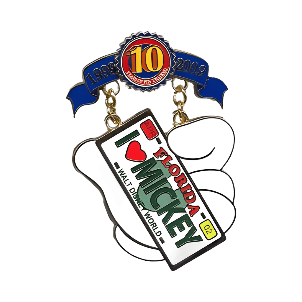 Cast Lanyard License Plate Disney pin