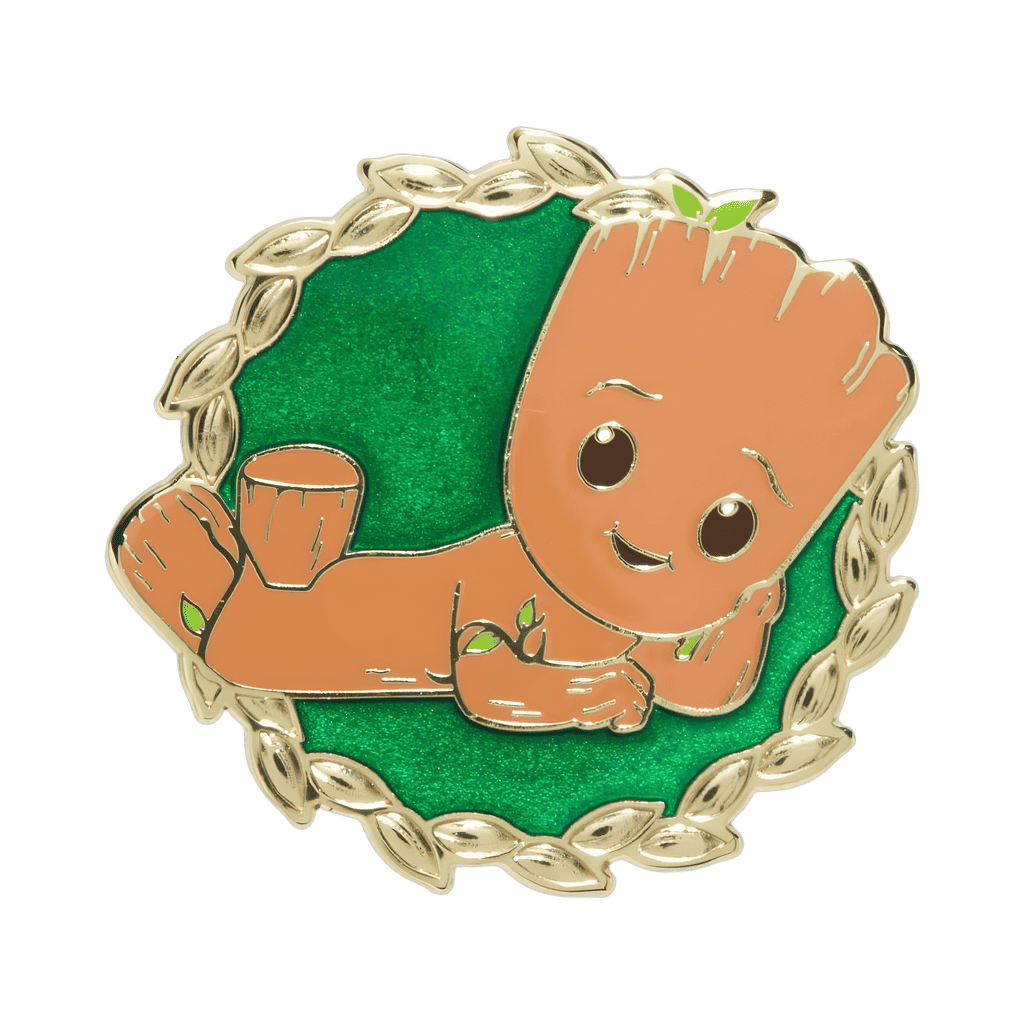 Groot Leaf Frame Disney pin