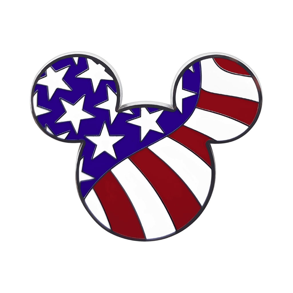 Mickey Mouse American Flag Icon Disney pin