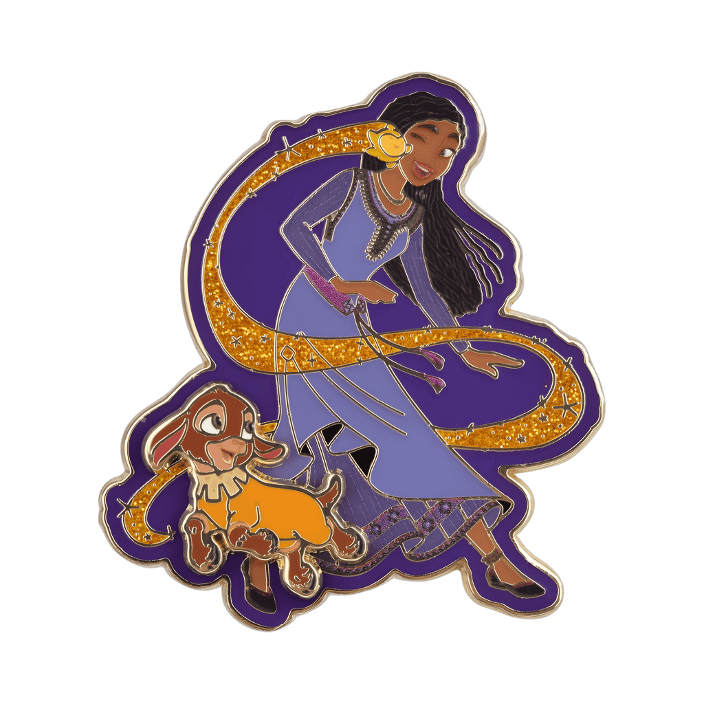 Asha, Valentino and Star Disney pin
