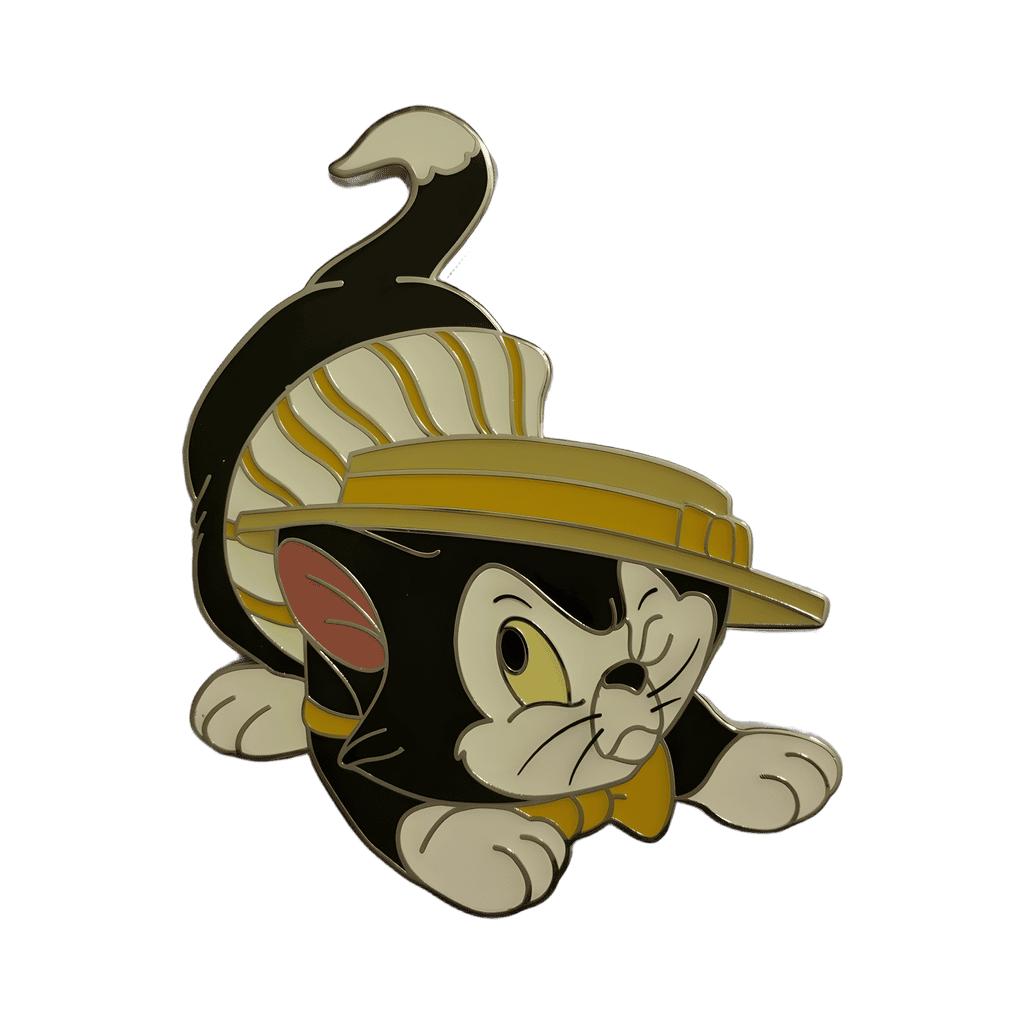 Figaro as Dapper Dan in Yellow Disney pin