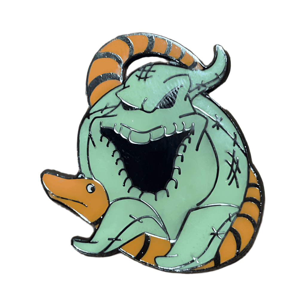 Oogie Boogie and Orange Snake Disney pin