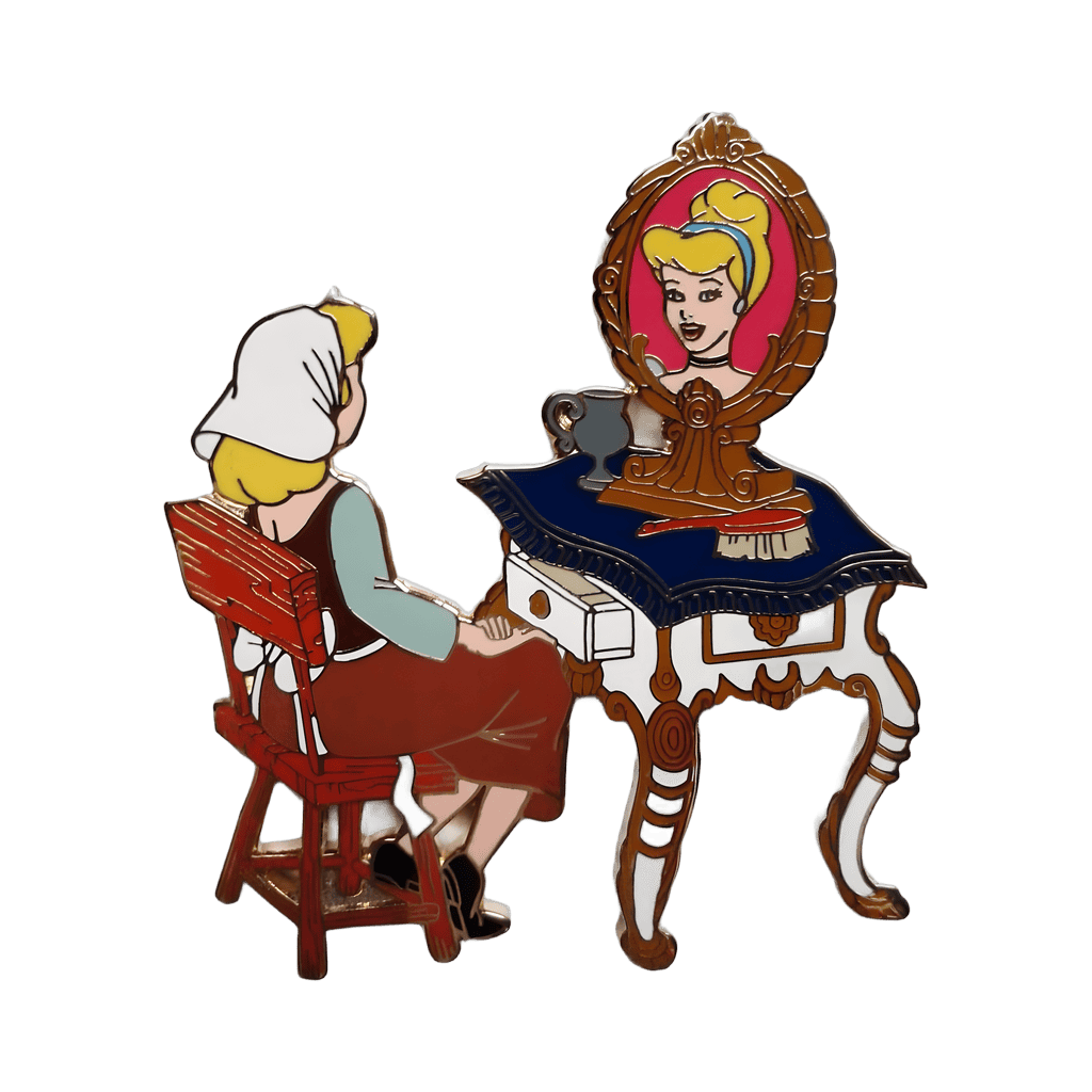 Cinderella in Her Mirror Disney pin