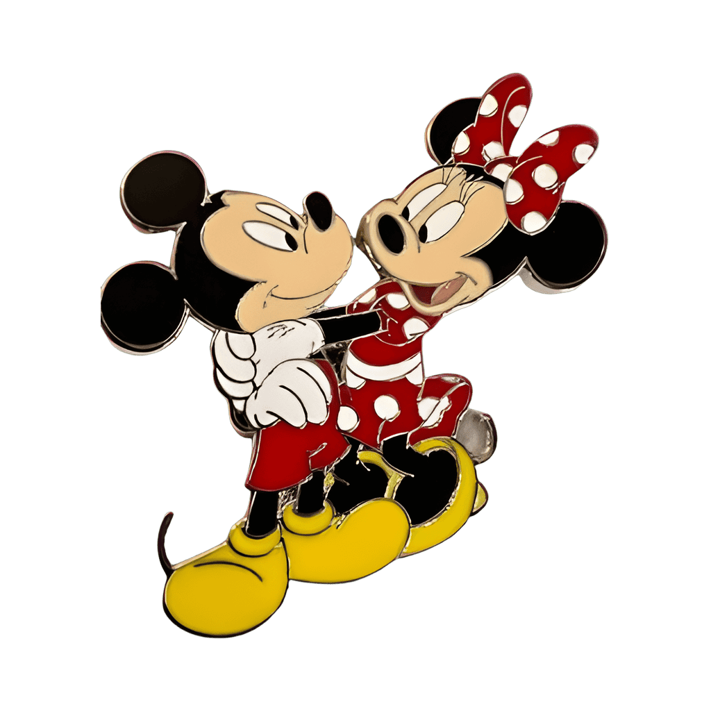 Mickey and Minnie Hug Disney pin