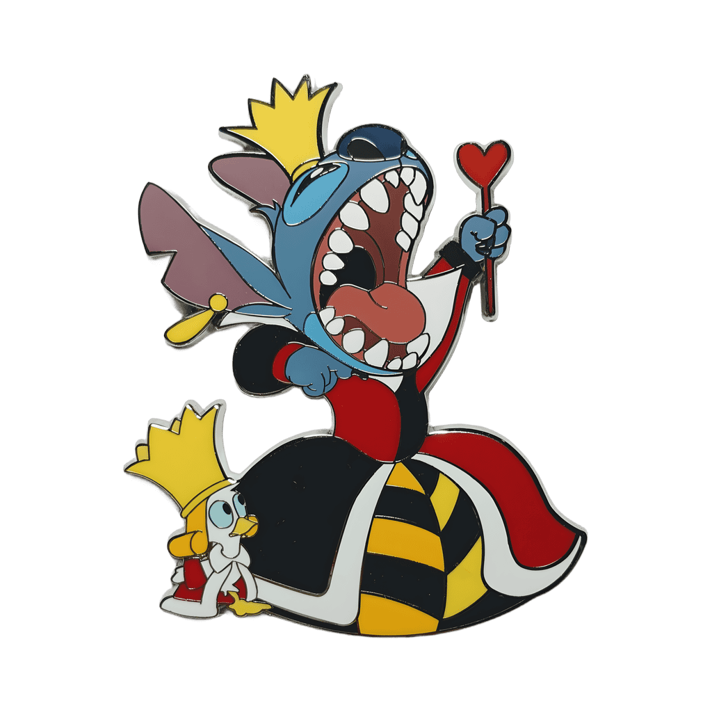 Stitch as Queen of Hearts Disney pin