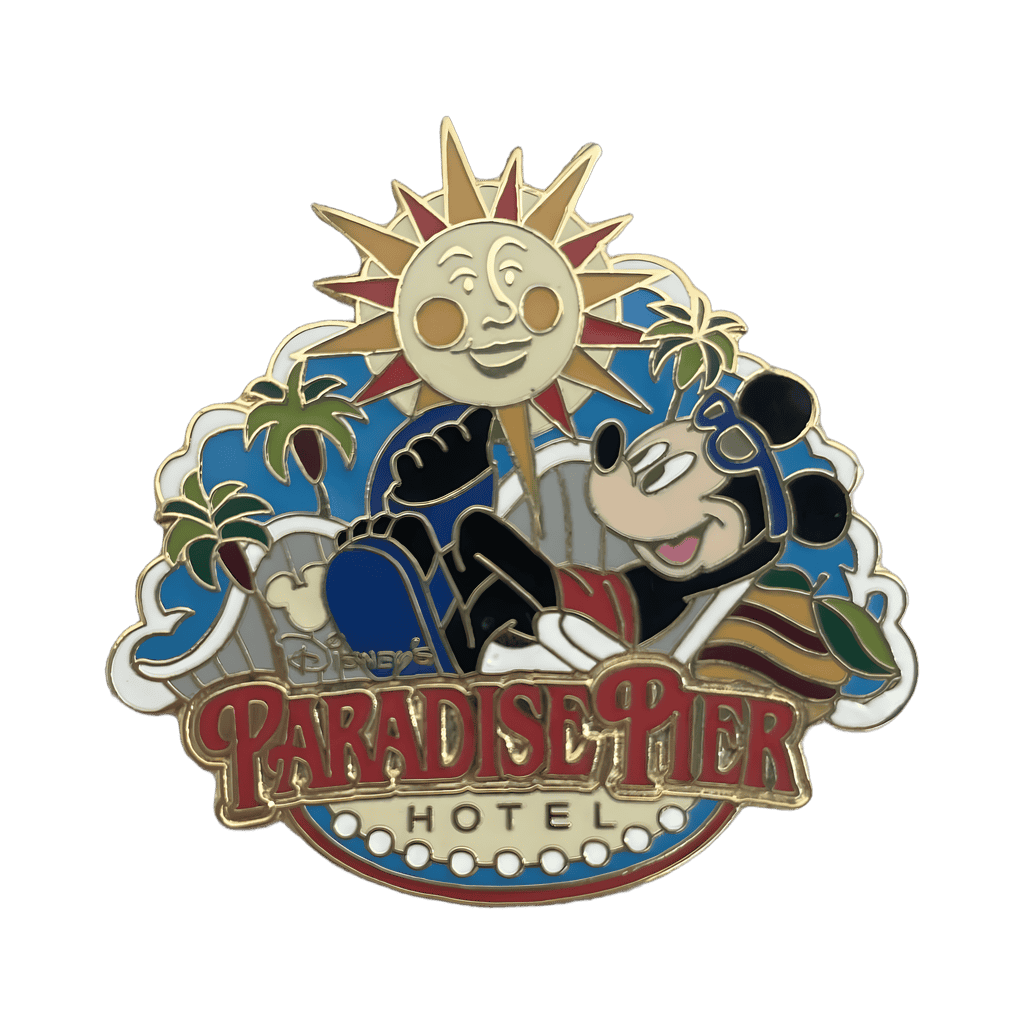 Paradise Pier Hotel Mickey 2005 Disney pin