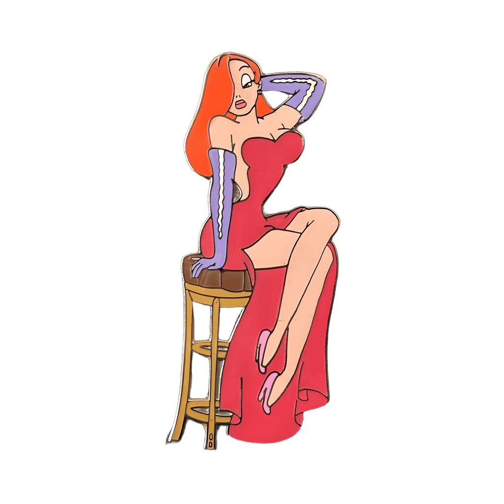 Jessica on a Stool Disney pin