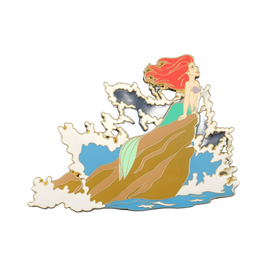 Ariel on Rocks Jumbo Disney pin