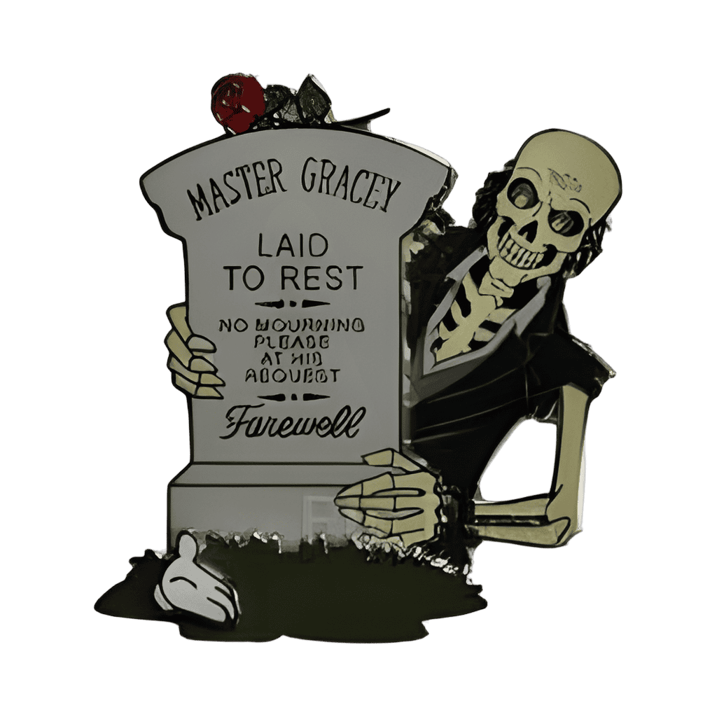 Master Gracey Haunted Mansion Tombstone Disney pin