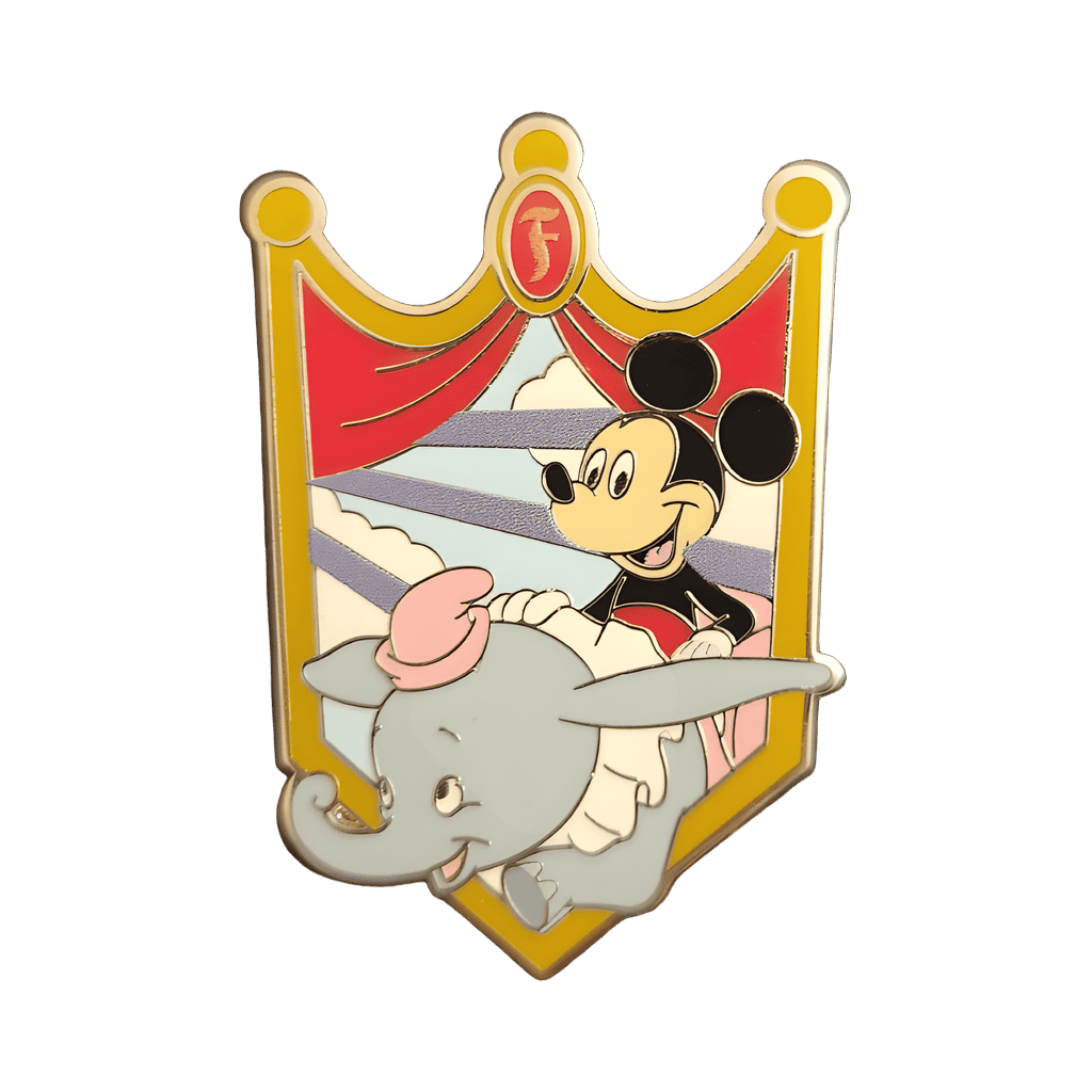 Mickey Mouse on Dumbo the Flying Elephant Disney pin