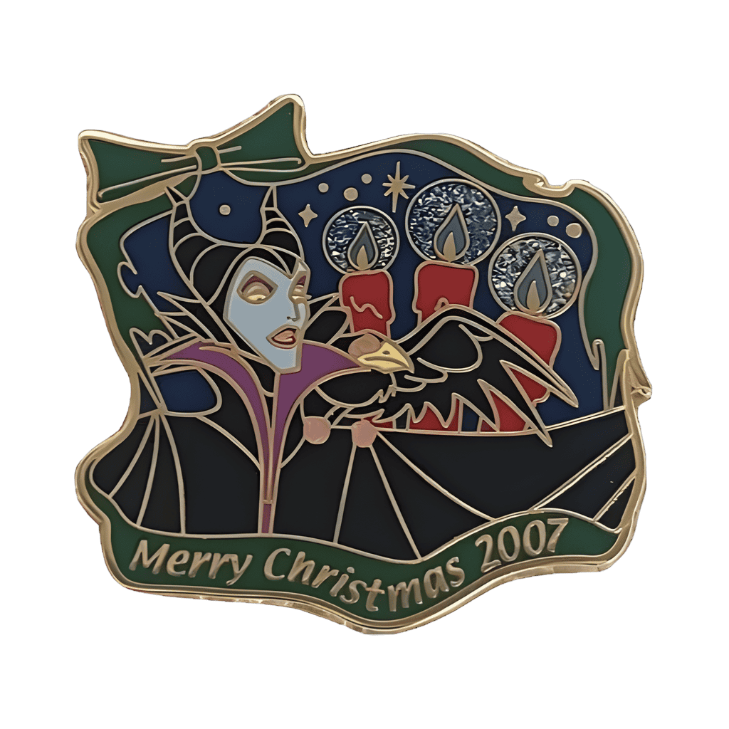 Maleficent and Diablo Disney pin