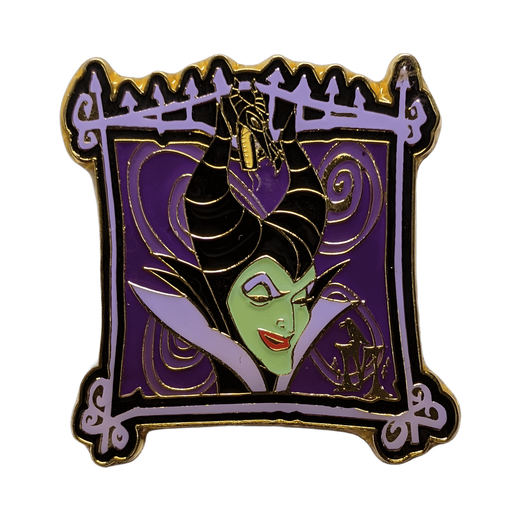 Framed Maleficent Surprise Disney pin