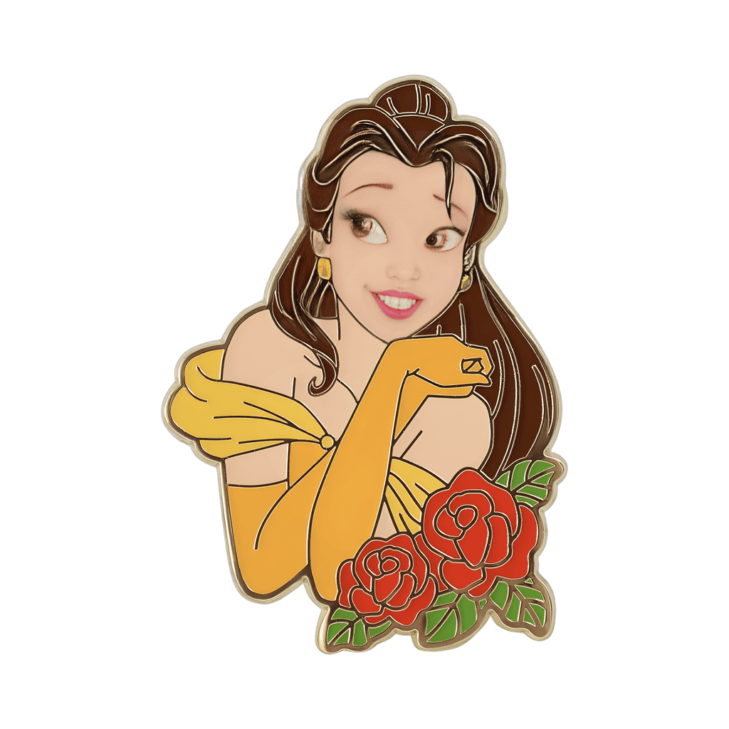 Belle Rose Disney pin