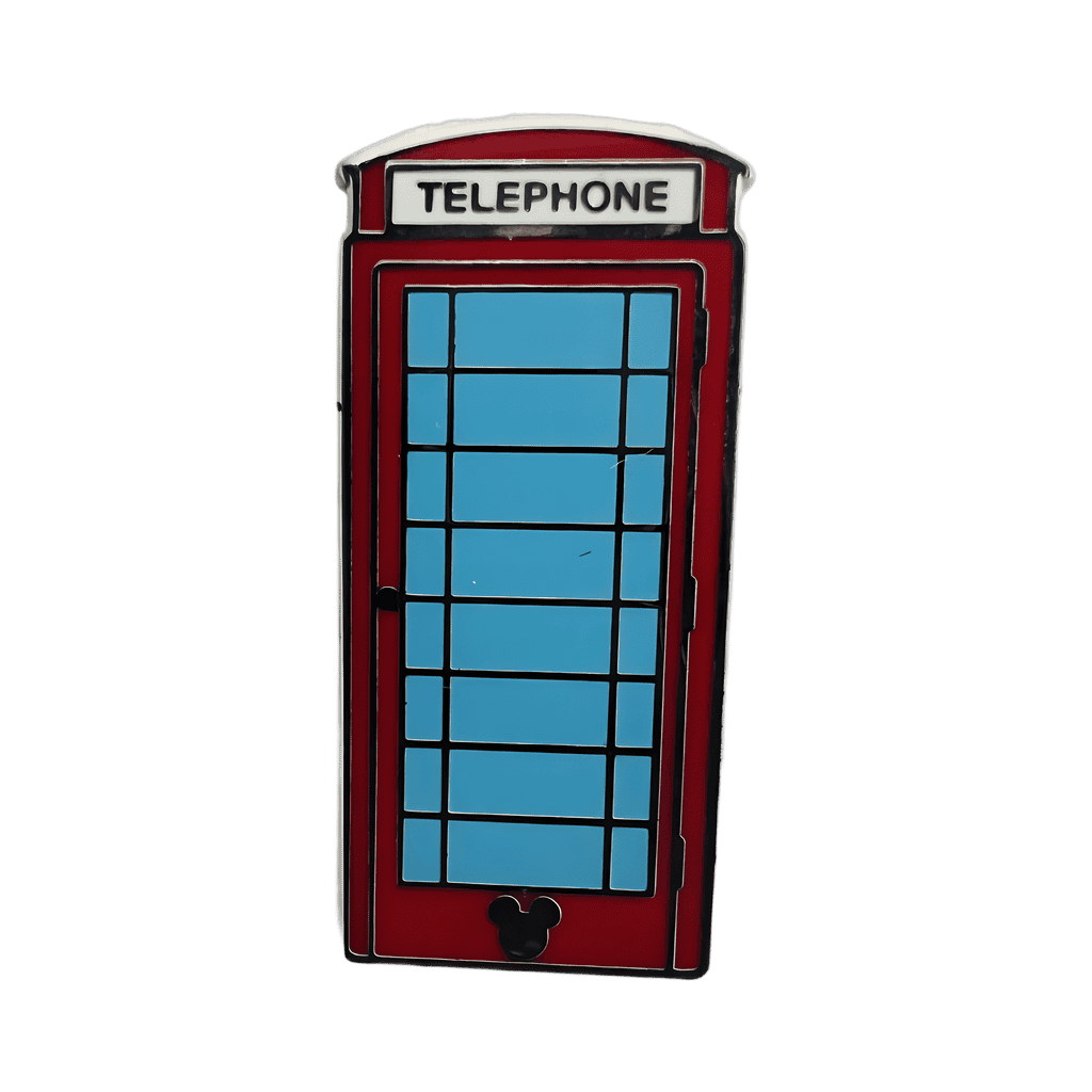 Telephone Booth Disney pin