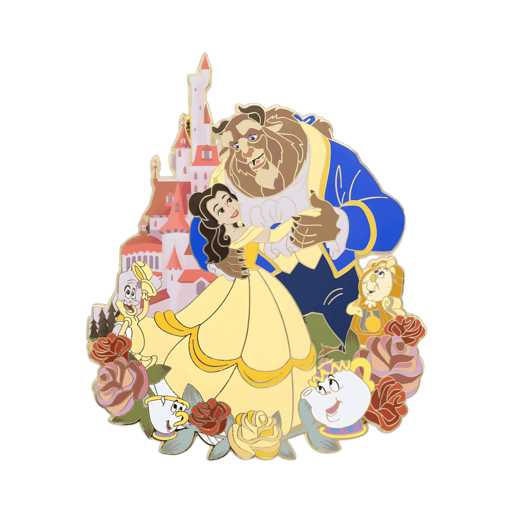 Beauty and the Beast Castle Jumbo Disney pin