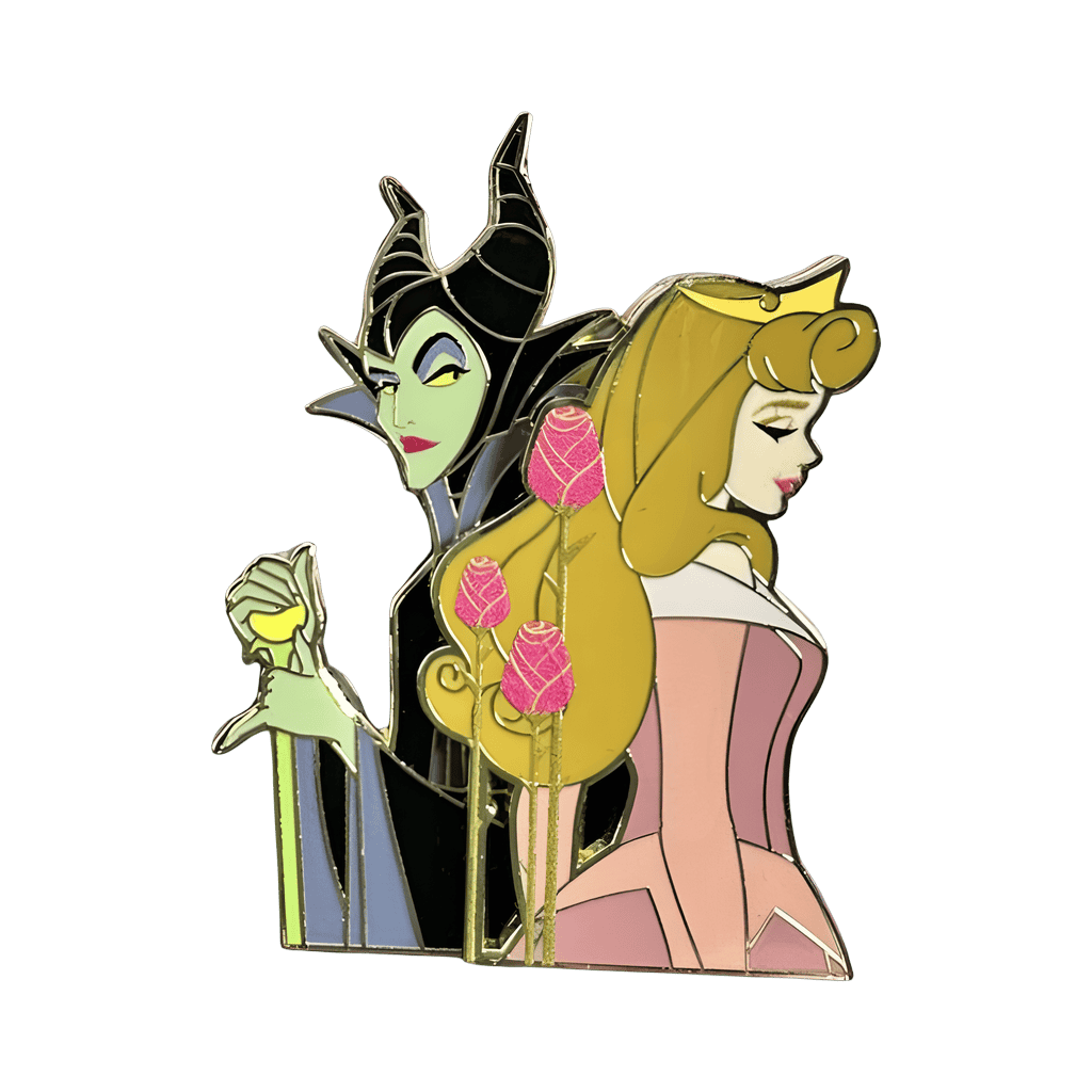 Maleficent and Aurora Disney pin