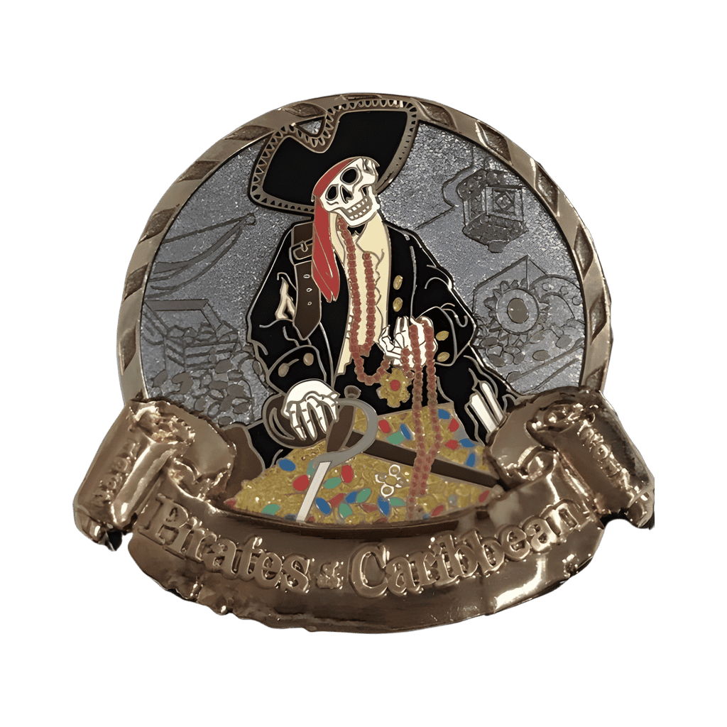 Skeleton Pirate Disney pin
