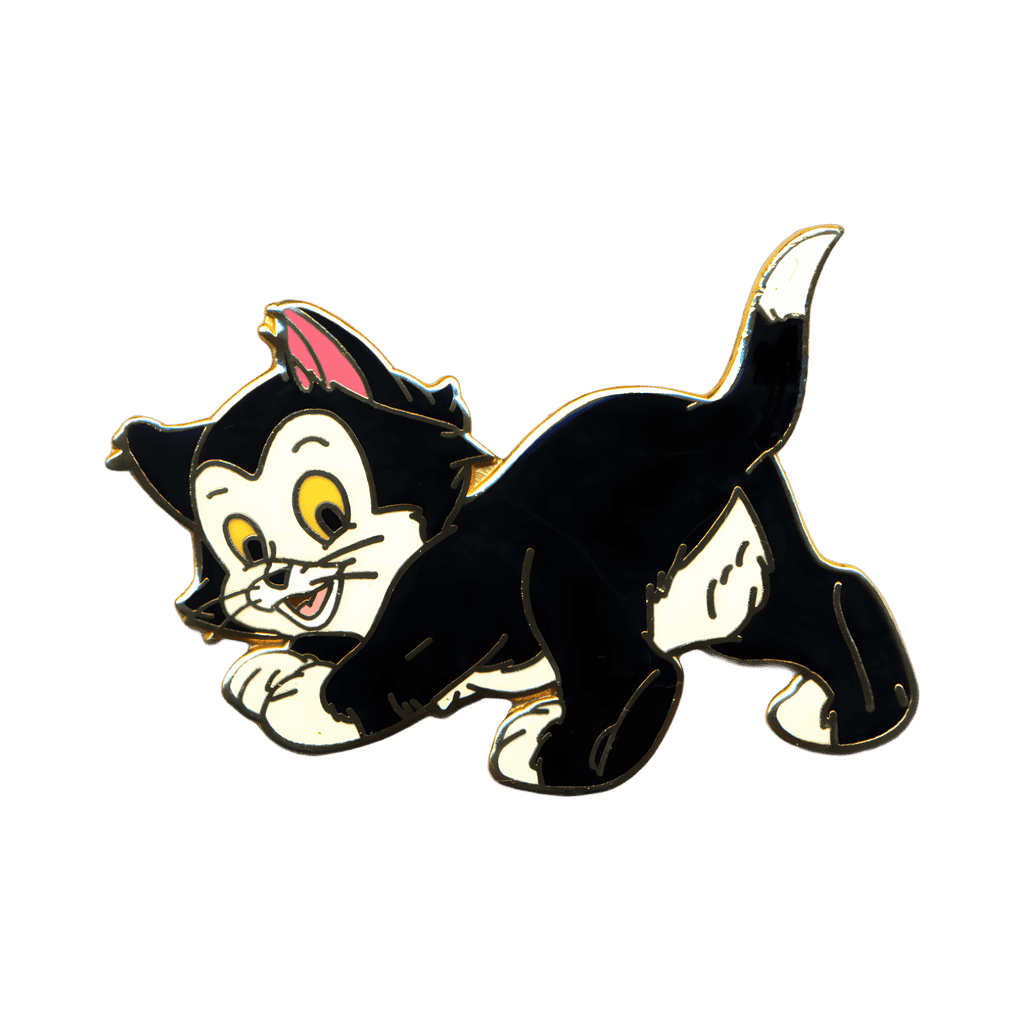 Figaro from Behind with Tail Up Disney pin