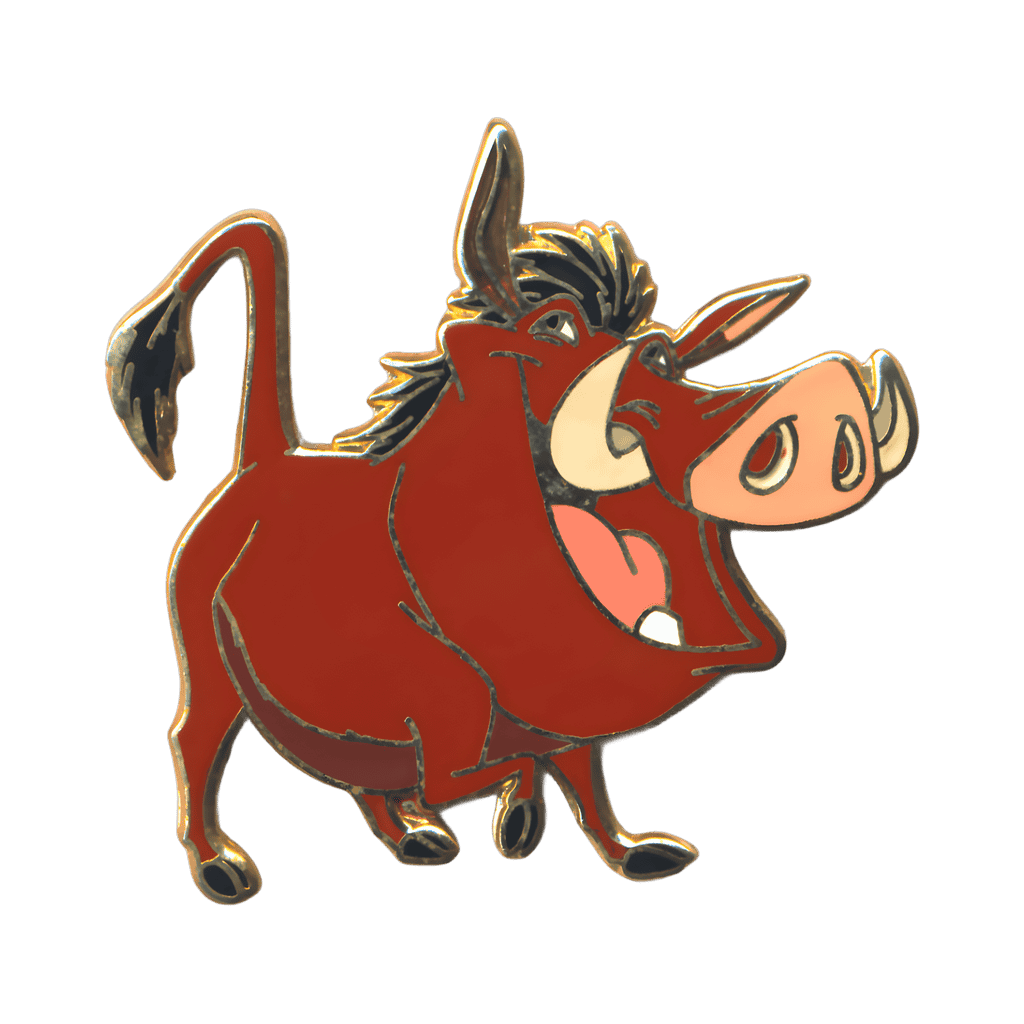 Pumbaa Smiling and Facing Right Disney pin