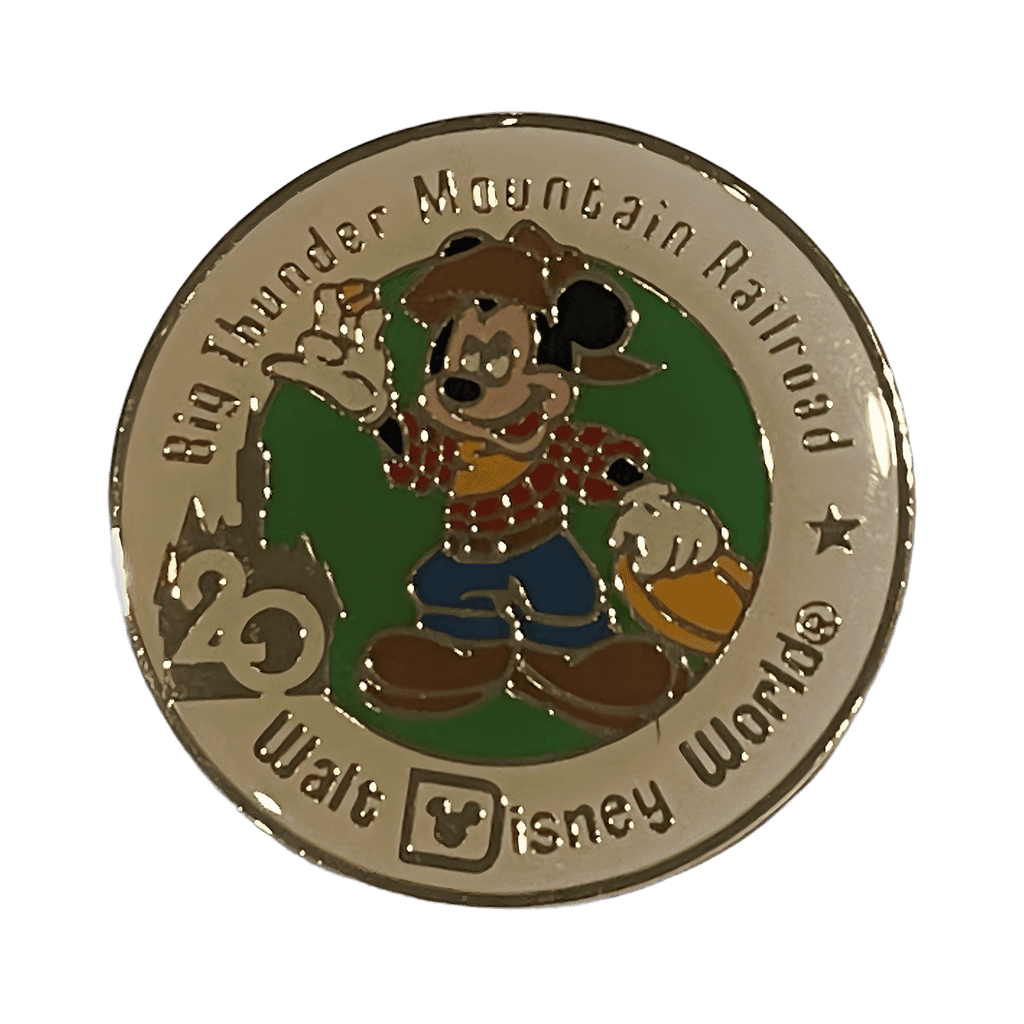 Big Thunder Mountain Railroad - Cowboy Mickey Disney pin