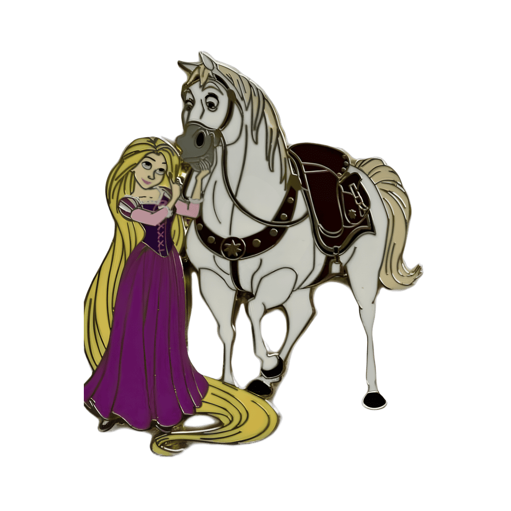 Rapunzel with Maximus Disney pin