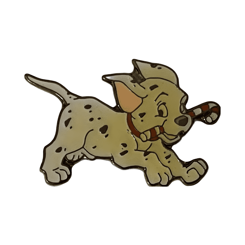 Puppy Candy Cane Disney pin