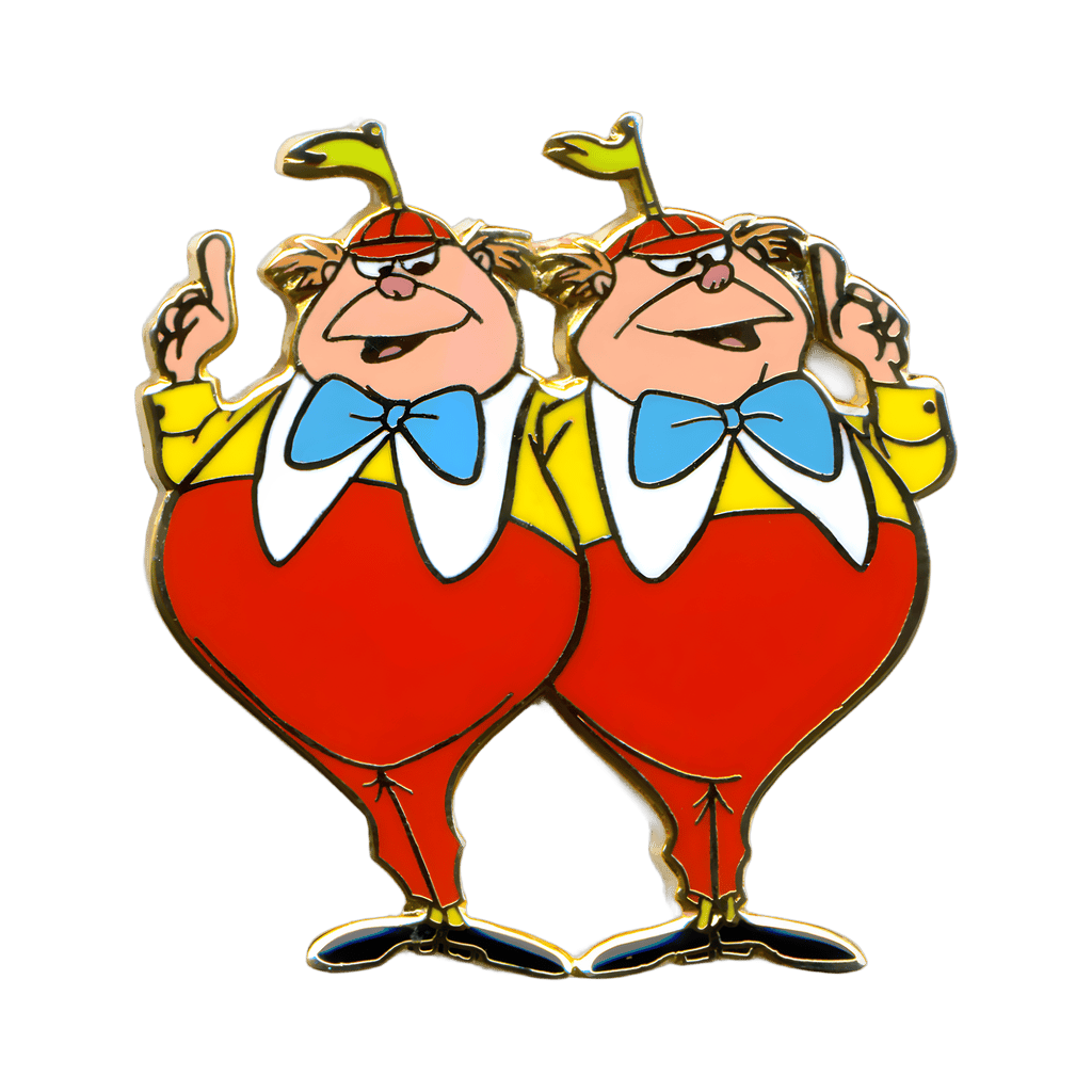Tweedledee and Tweedledum Disney pin