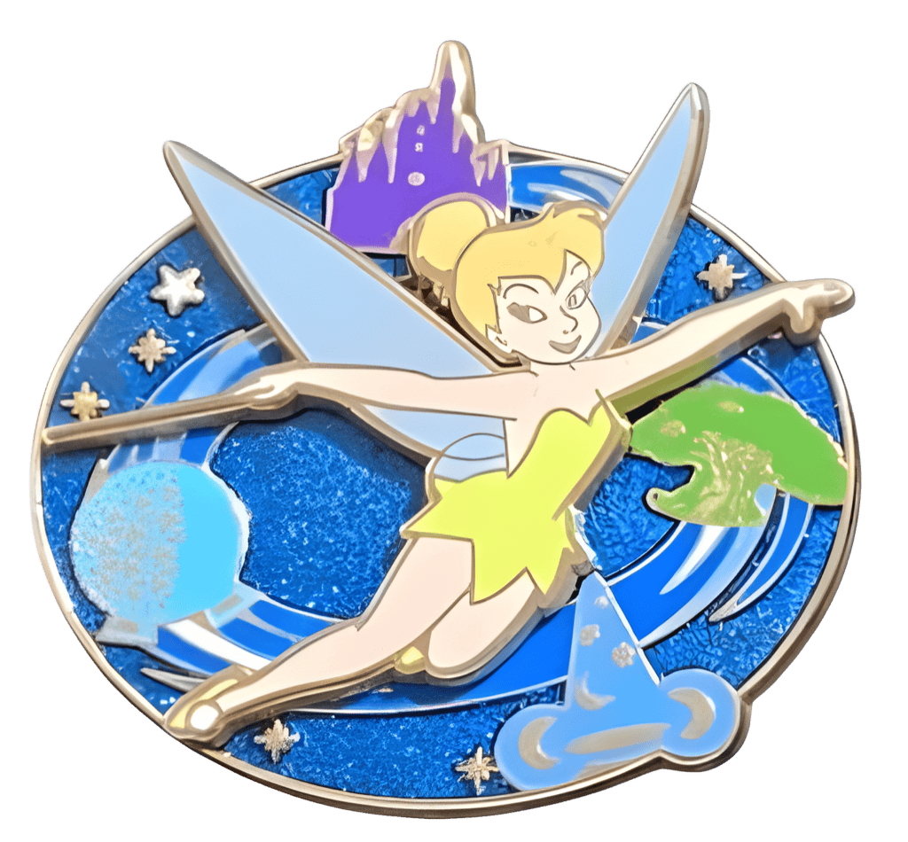 Tinkerbell with Park Icons Disney pin