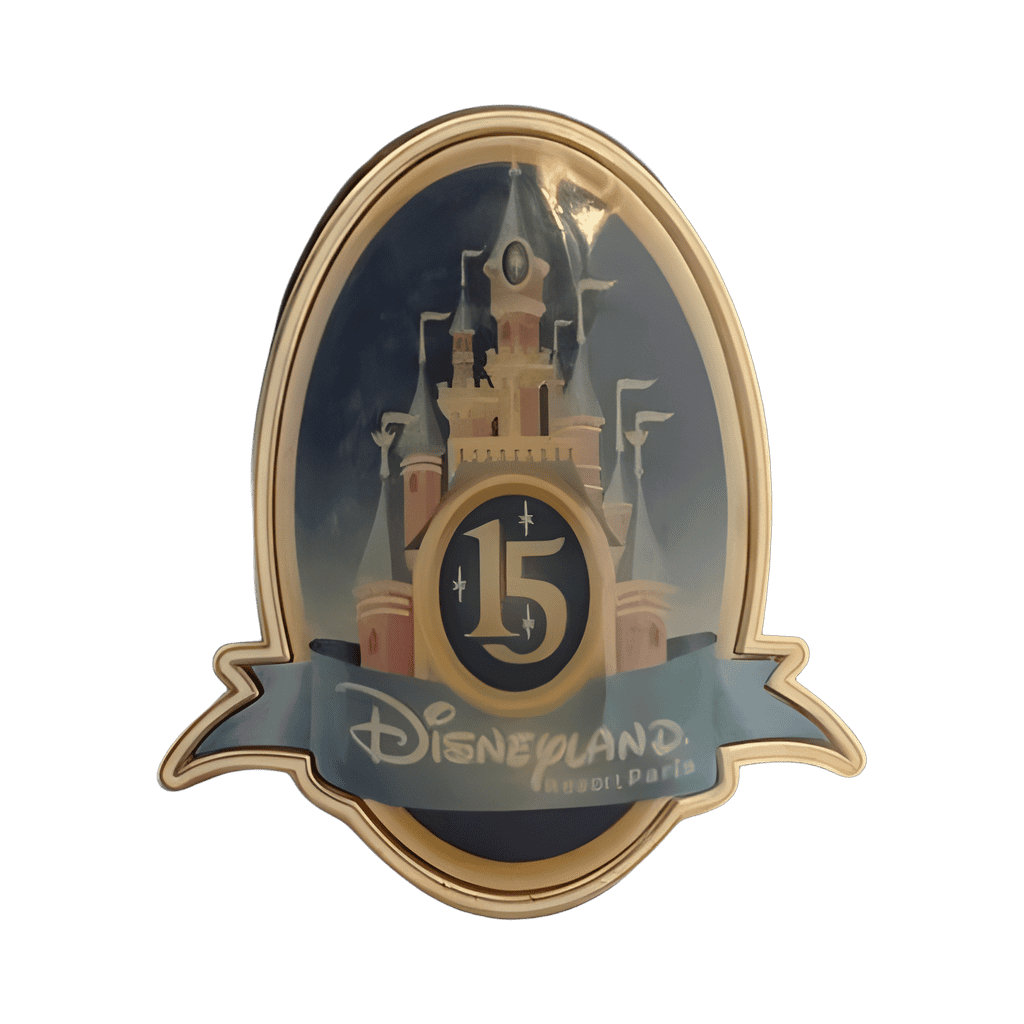 Logo 15 years Disney pin
