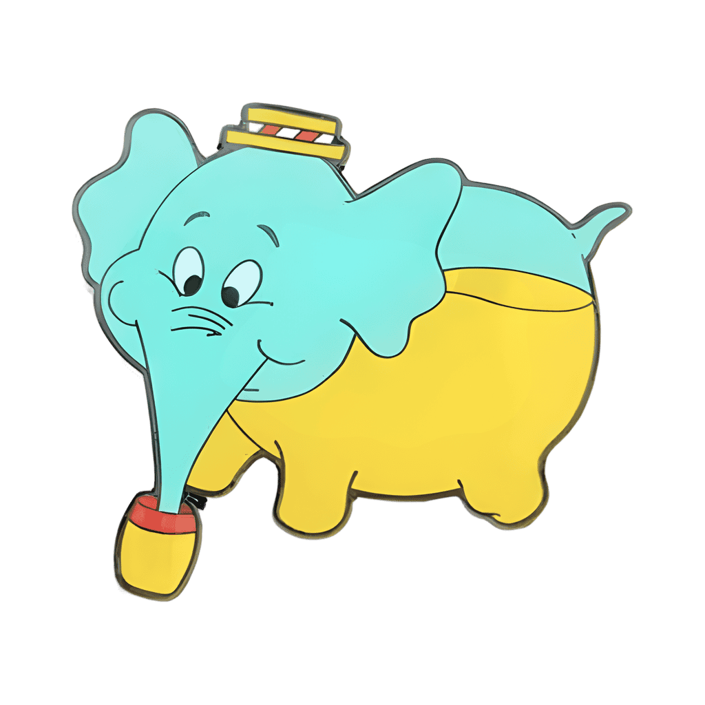 Heffalump Eating Hunny Disney pin
