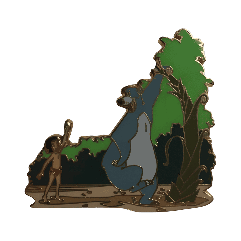 Mowgli & Baloo Disney pin