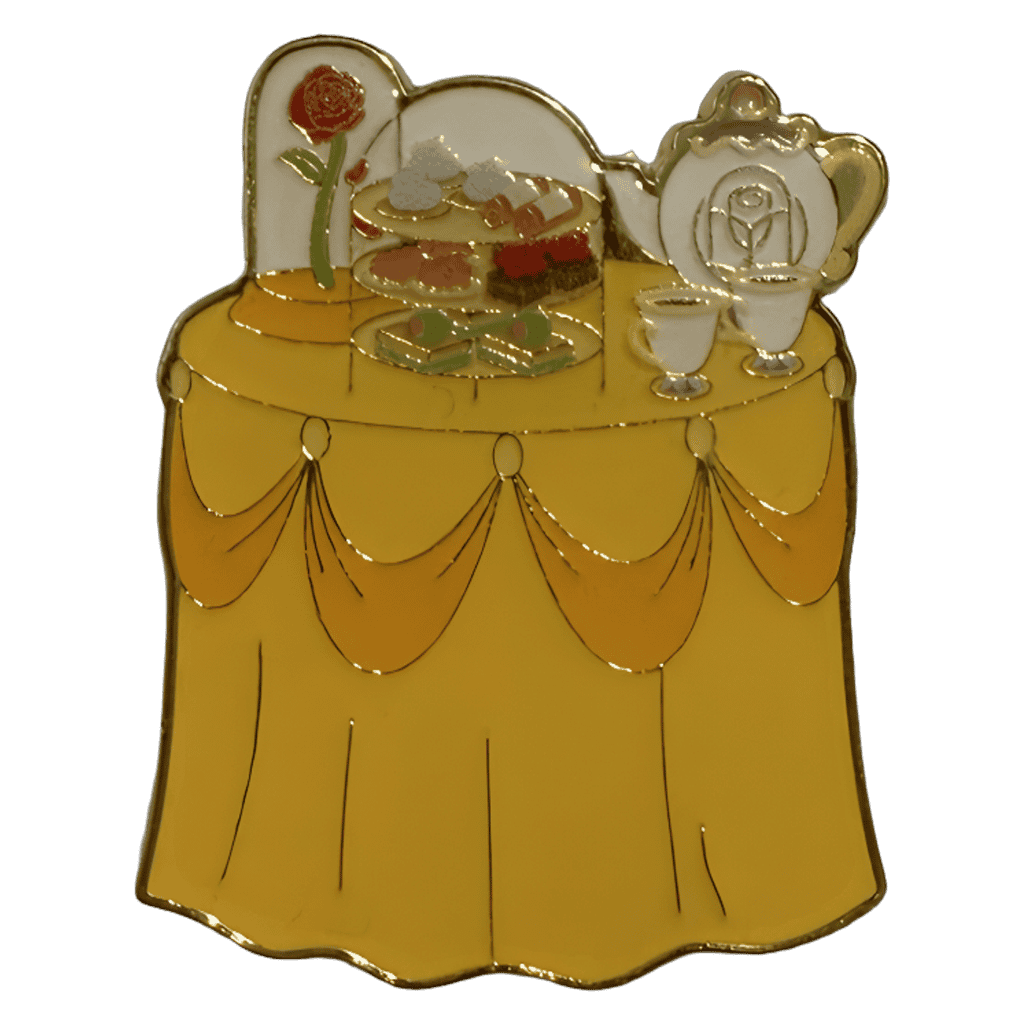 Belle table Disney pin