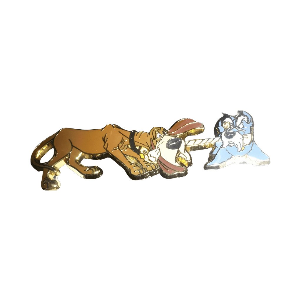 Jock and Trusty Tug-of-War Disney pin