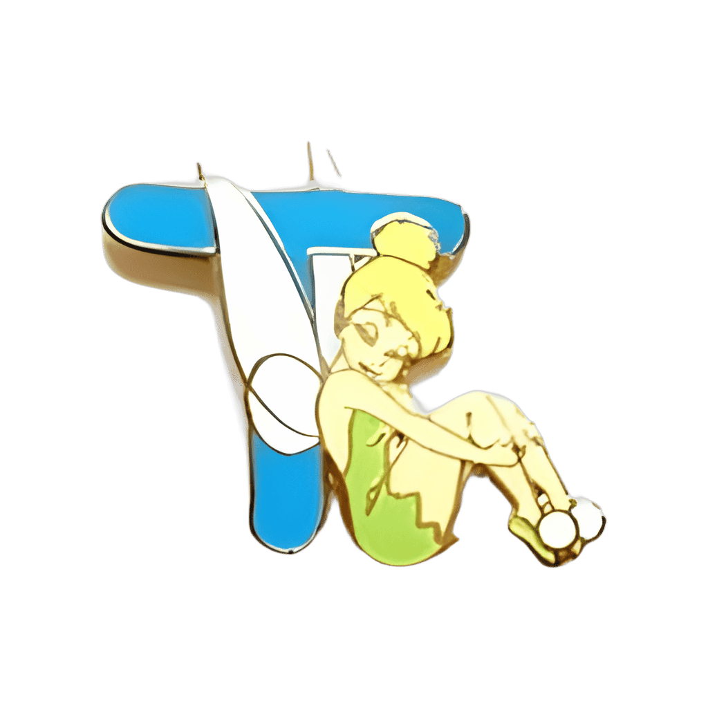 T is for Tinker Bell Disney pin