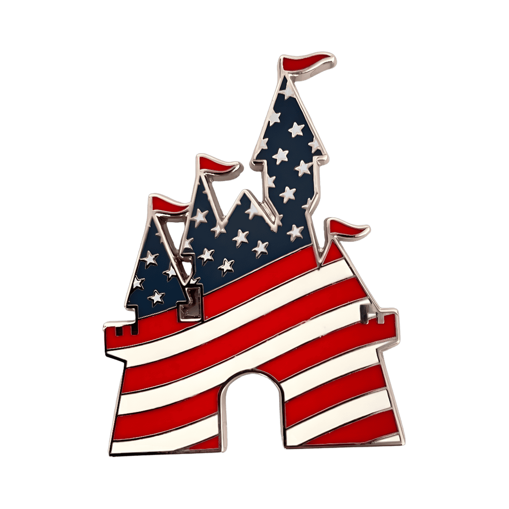 Fantasyland Castle Americana Disney pin