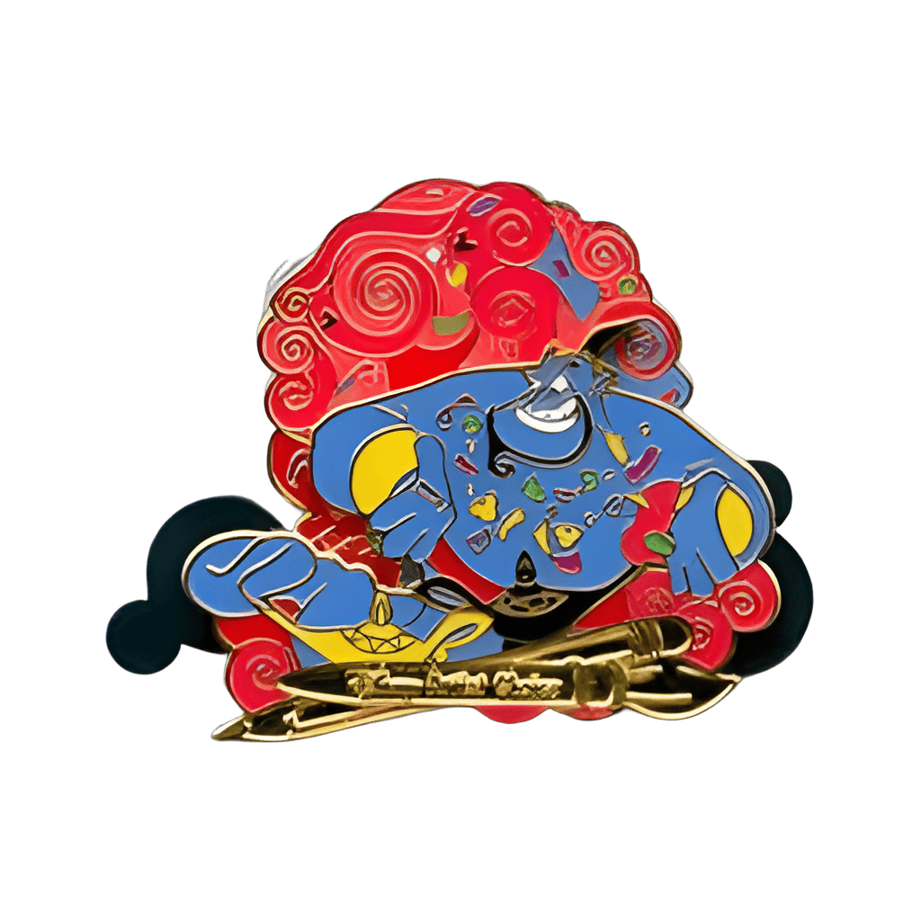Genie and Jafar Spinner Disney pin
