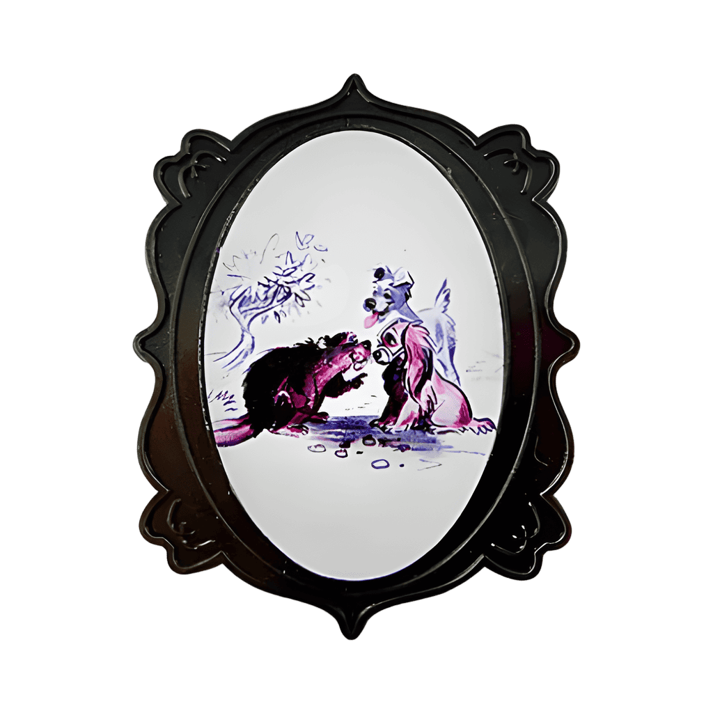 Lady, Tramp & Beaver Disney pin